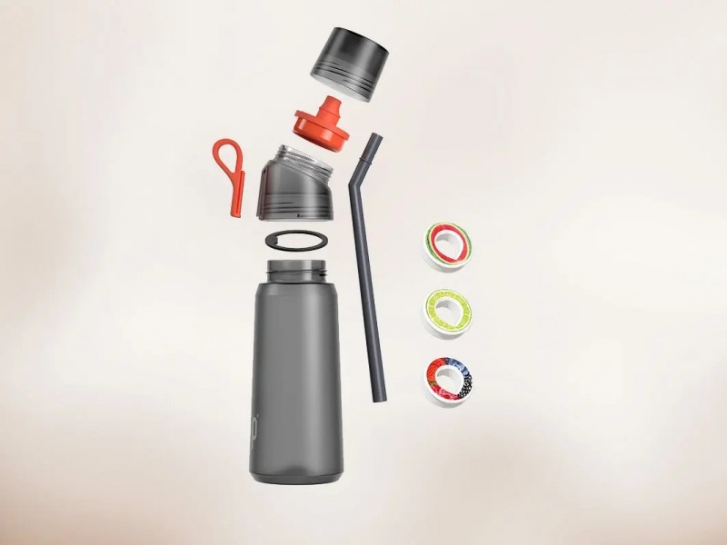 Air Up 1L + 3 Pods Gen 2 Vesipullo Harmaat | ZqYgoaimFfA