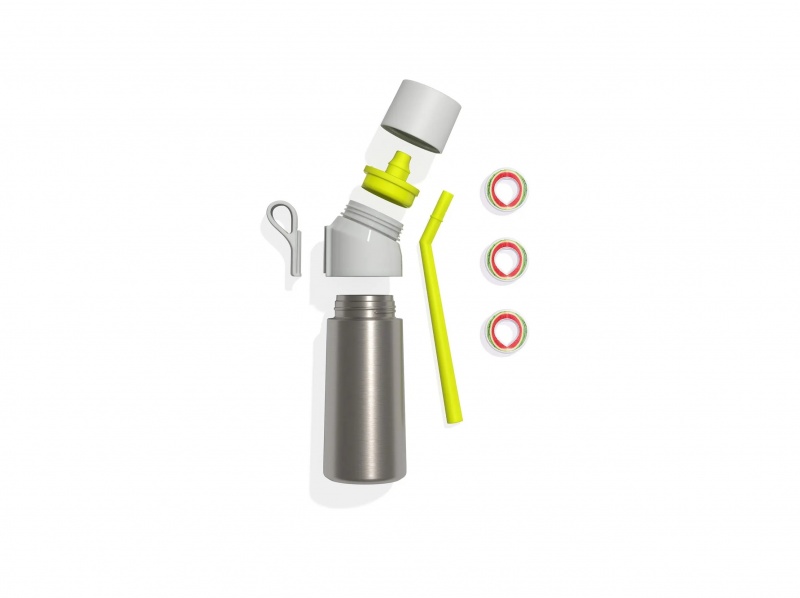 Air Up 480 ml + 3 Pods Steel Vesipullo Hopea | HyWjkXgGy8O