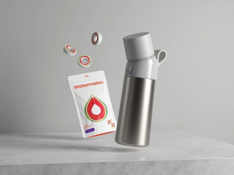 Air Up 480 ml + 3 Pods Steel Vesipullo Hopea | HyWjkXgGy8O