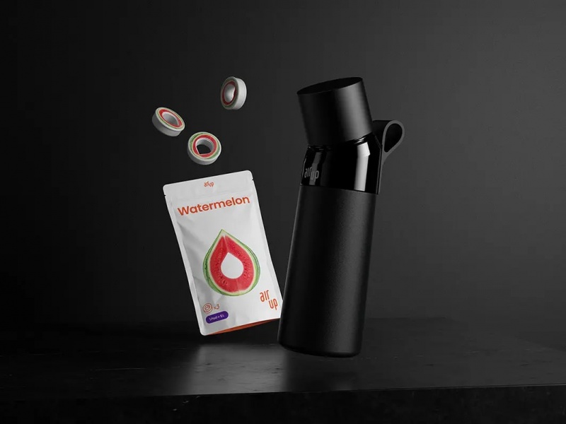 Air Up 480 ml + 3 Pods Steel Vesipullo Mustat | 0qov5fLfftU