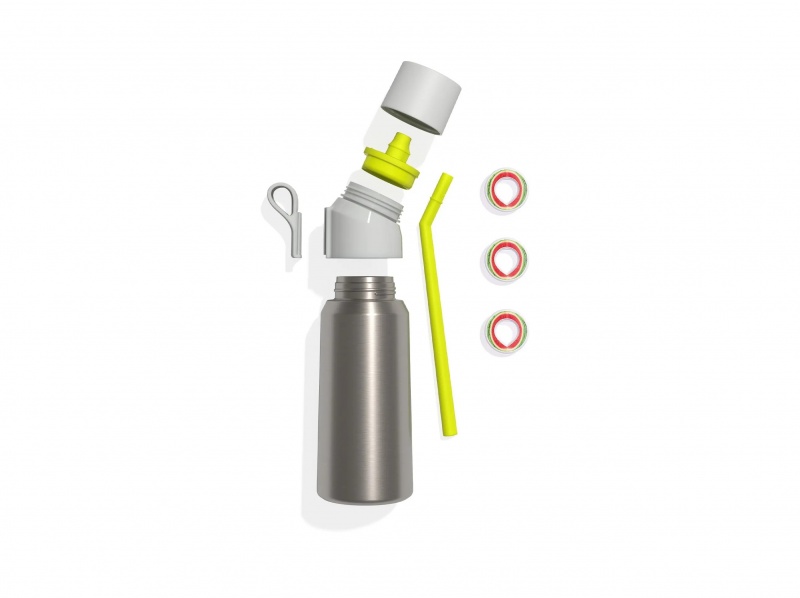 Air Up 850 ml + 3 Pods Steel Vesipullo Hopea | Z3OPQP22gO1