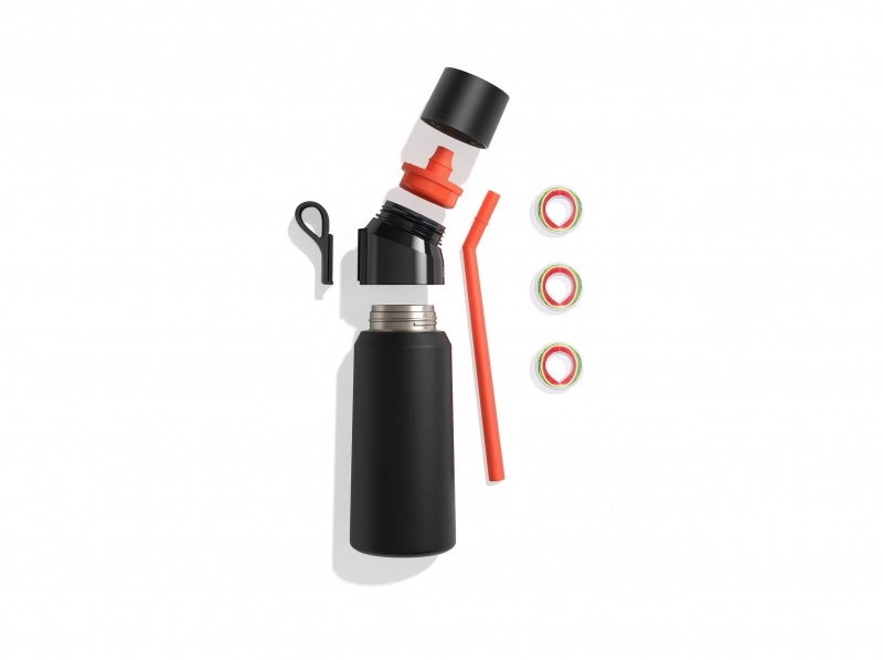 Air Up 850 ml + 3 Pods Steel Vesipullo Mustat | NYkpSms6txm
