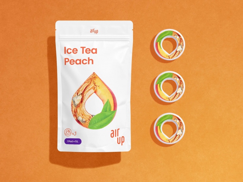 Air Up Ice Tea Peach Flavoured Pods Koralli | cBLaQ28zlGR